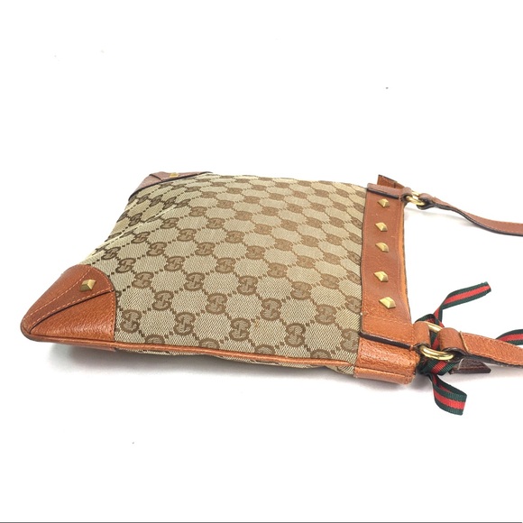 Authentic Gucci brown monogram crossbody bag - Picture 10 of 16